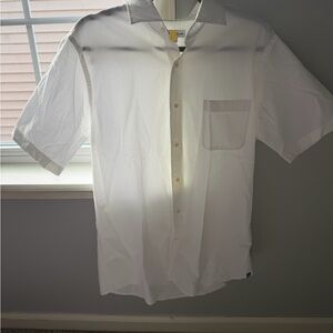 Peter Millar White Casual Button Down Shirt